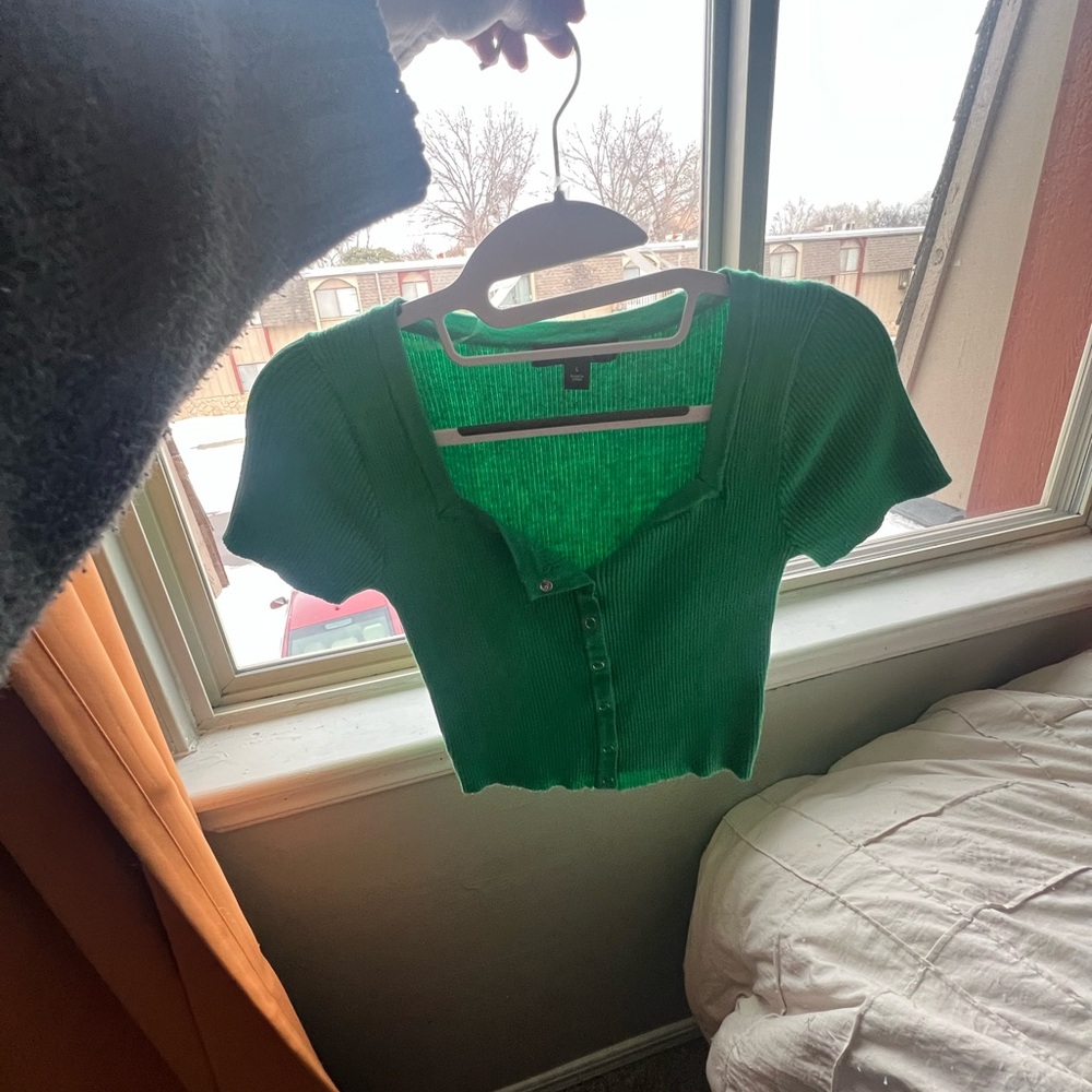 Green shirt